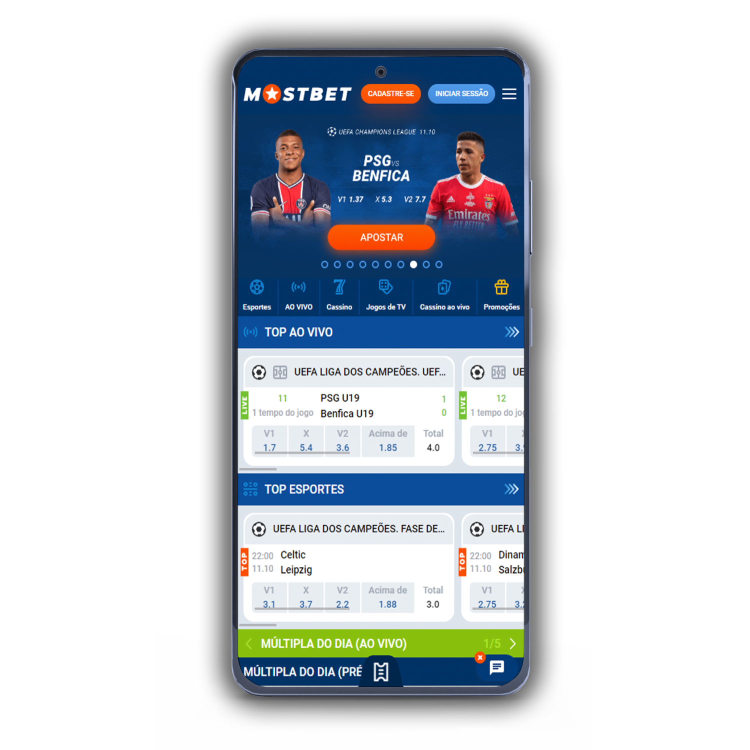 mostbet apk скачать android