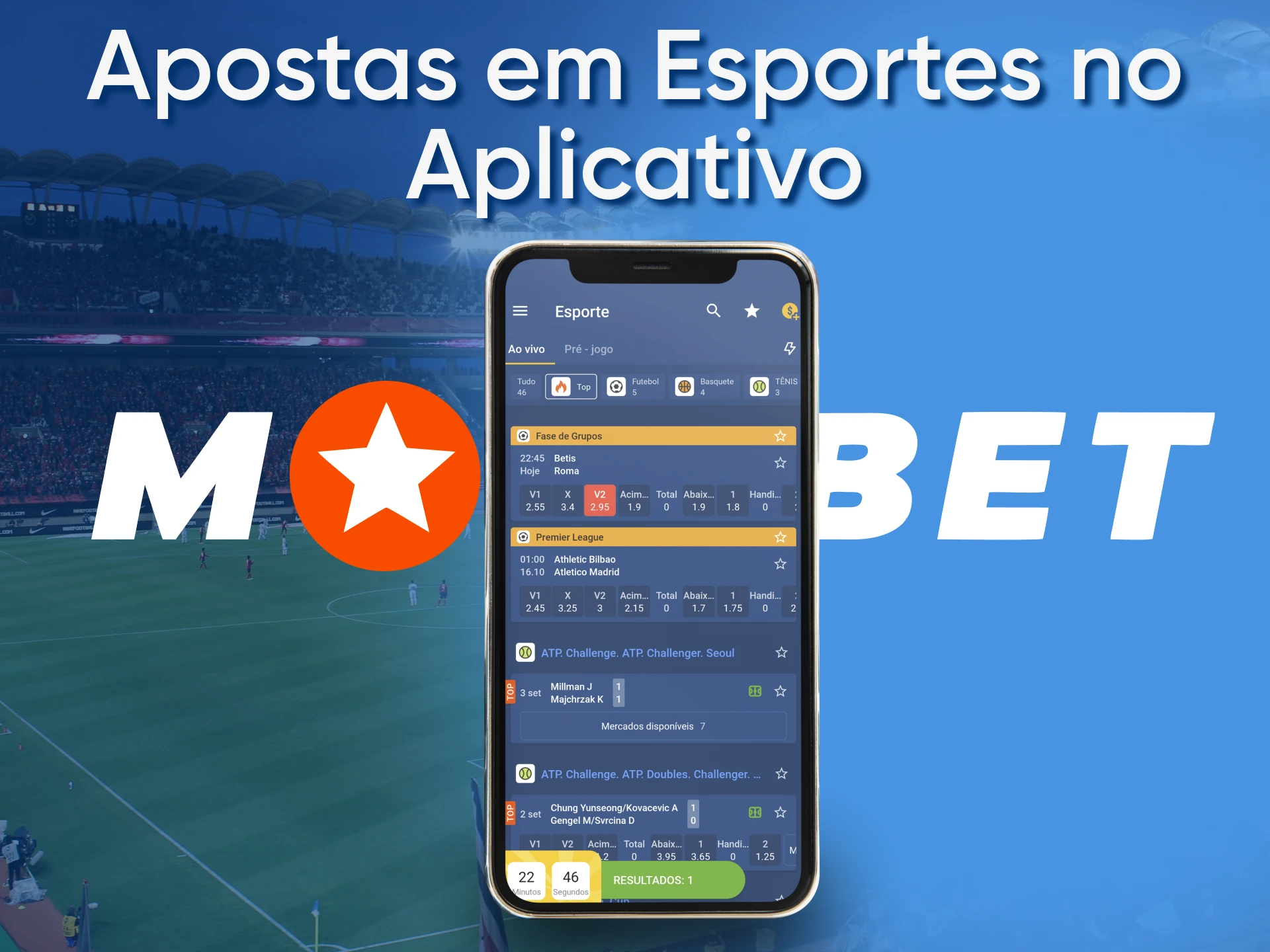 Делайте ставки на различные виды спорта в Mostbet.