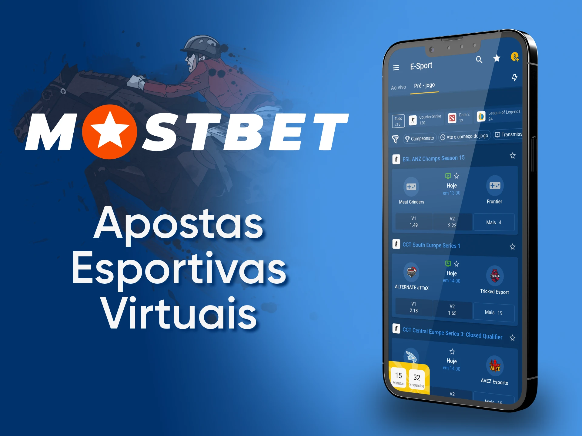 Делайте ставки на популярные виртуальные виды спорта в Mostbet.