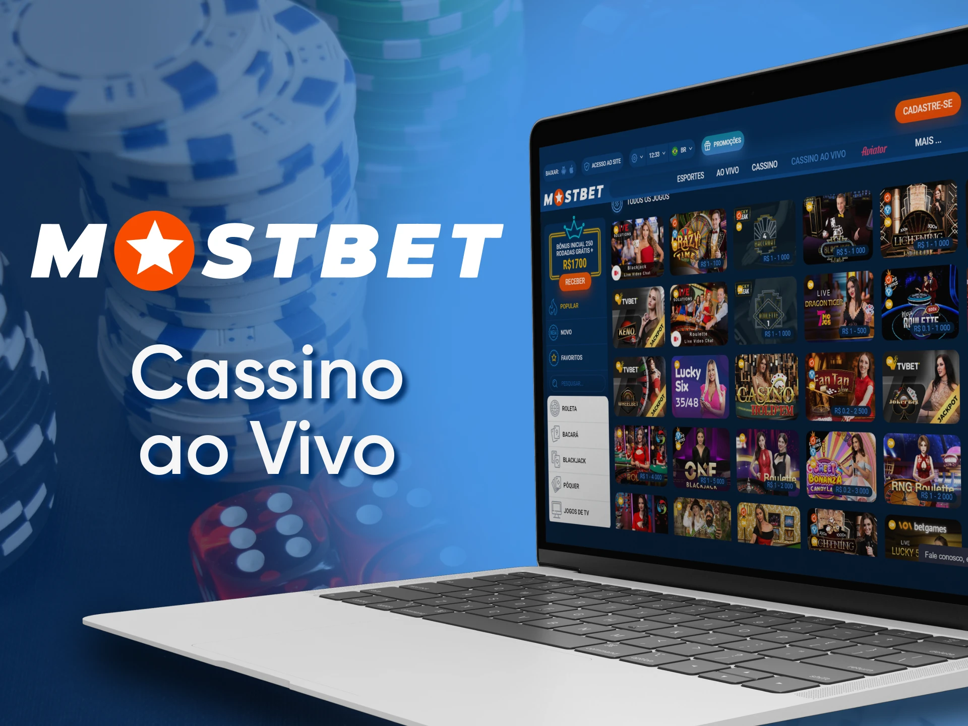 Онлайн-казино Mostbet поддерживает игры с живыми дилерами.