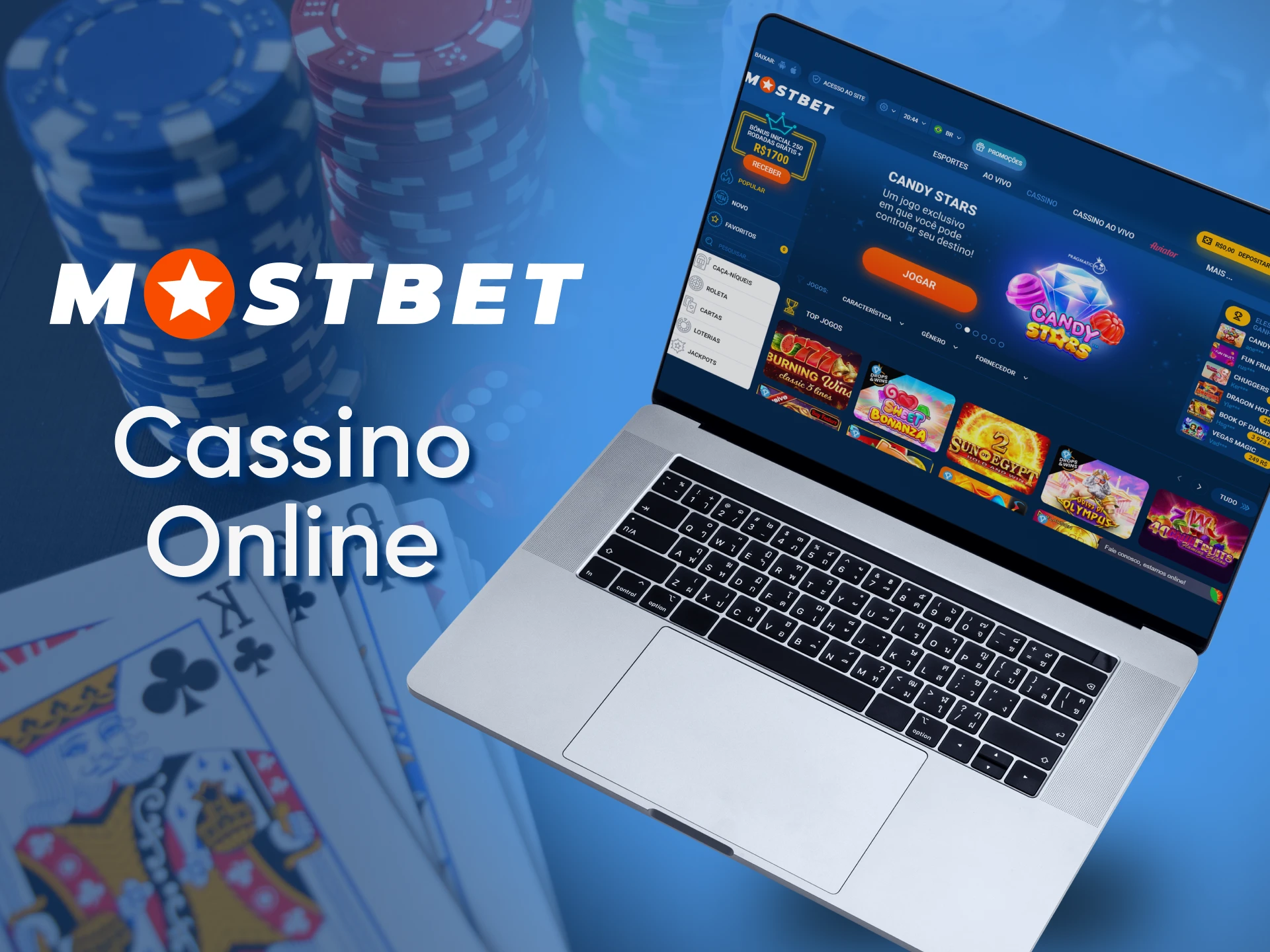 Делайте ставки на Mostbet в различных играх казино.